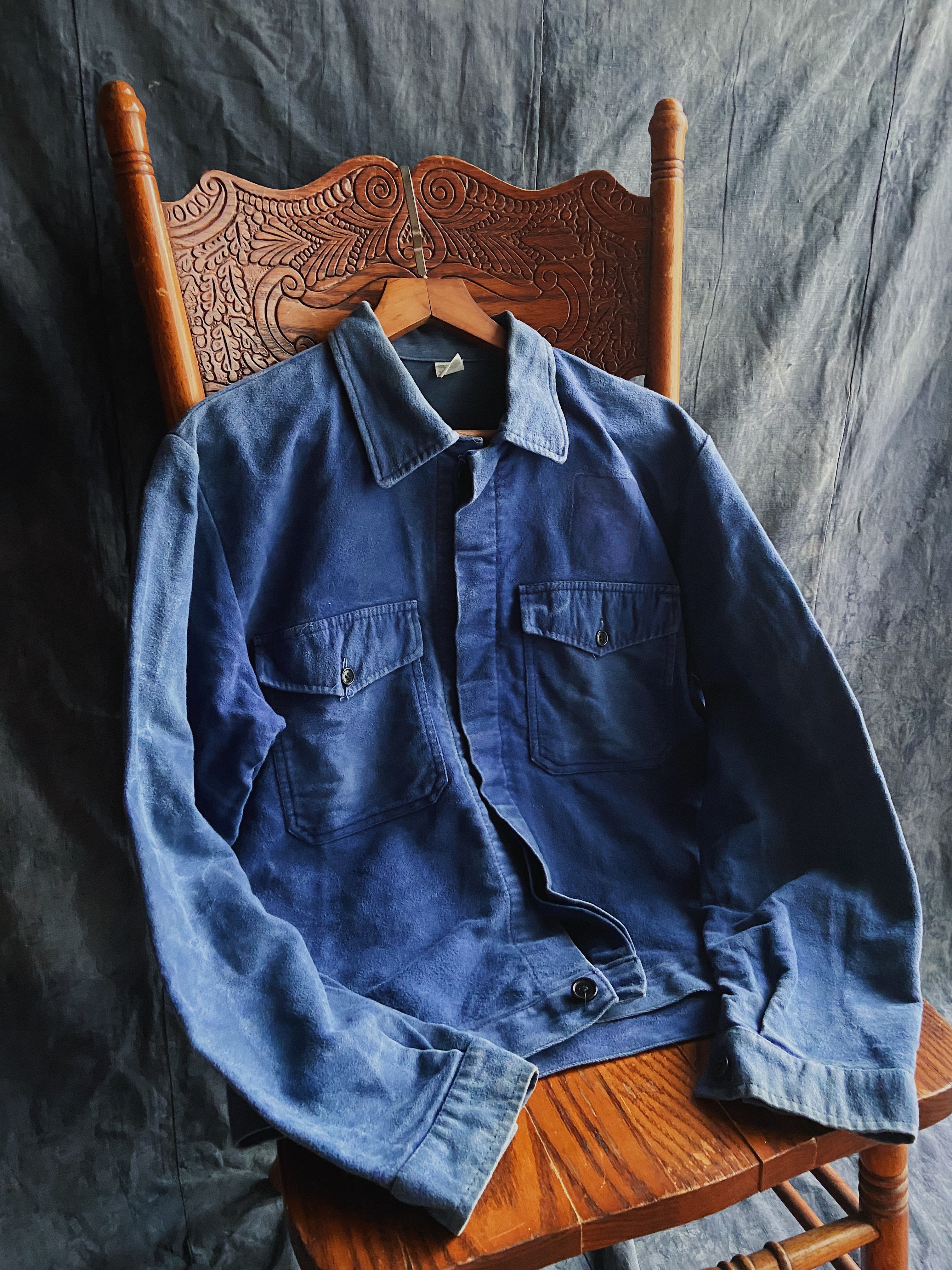 Vintage Italian Moleskin Jacket   / 義大利Moleskin 工裝短版外套