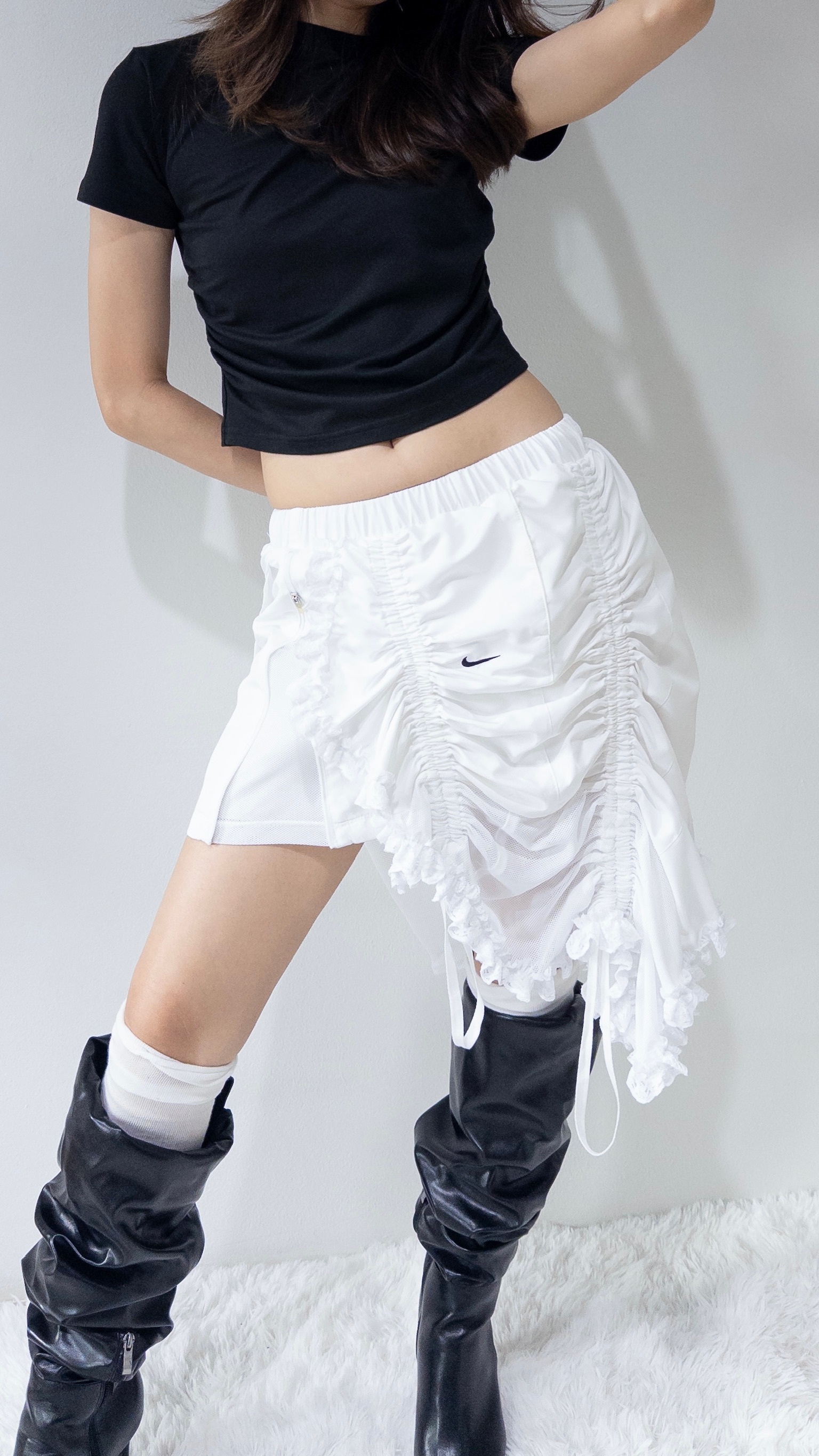 【售罄 -自家訂製款】Remake不規則裙 CSSK_005