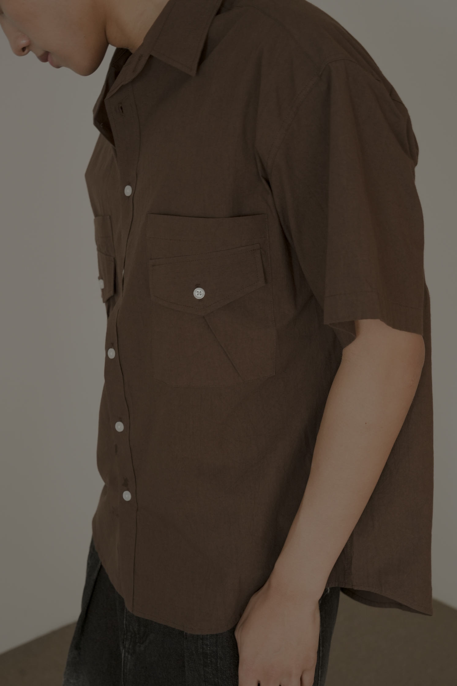 Crease Flow Pocket Shirt #襯衫