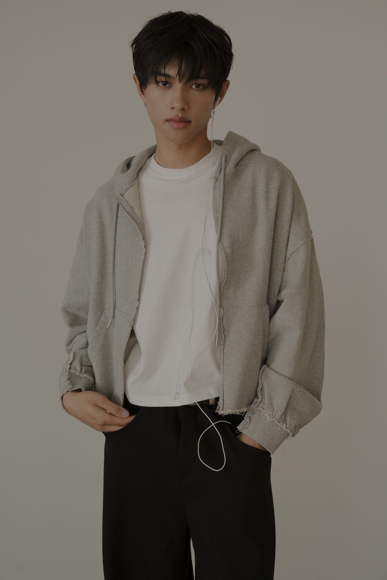 Crop Hood Zip Up #連帽外套