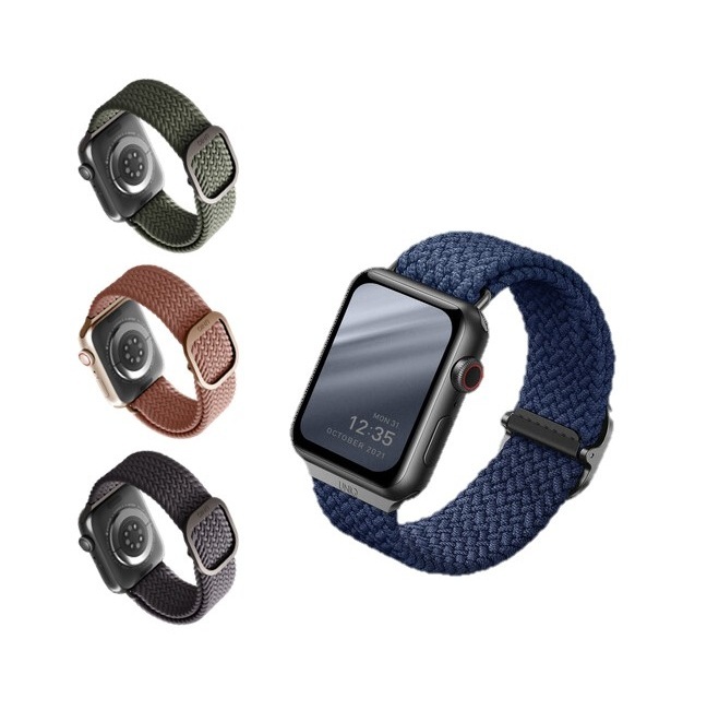 UNIQ Aspen Apple Watch 防潑水高彈力編織單圈錶帶