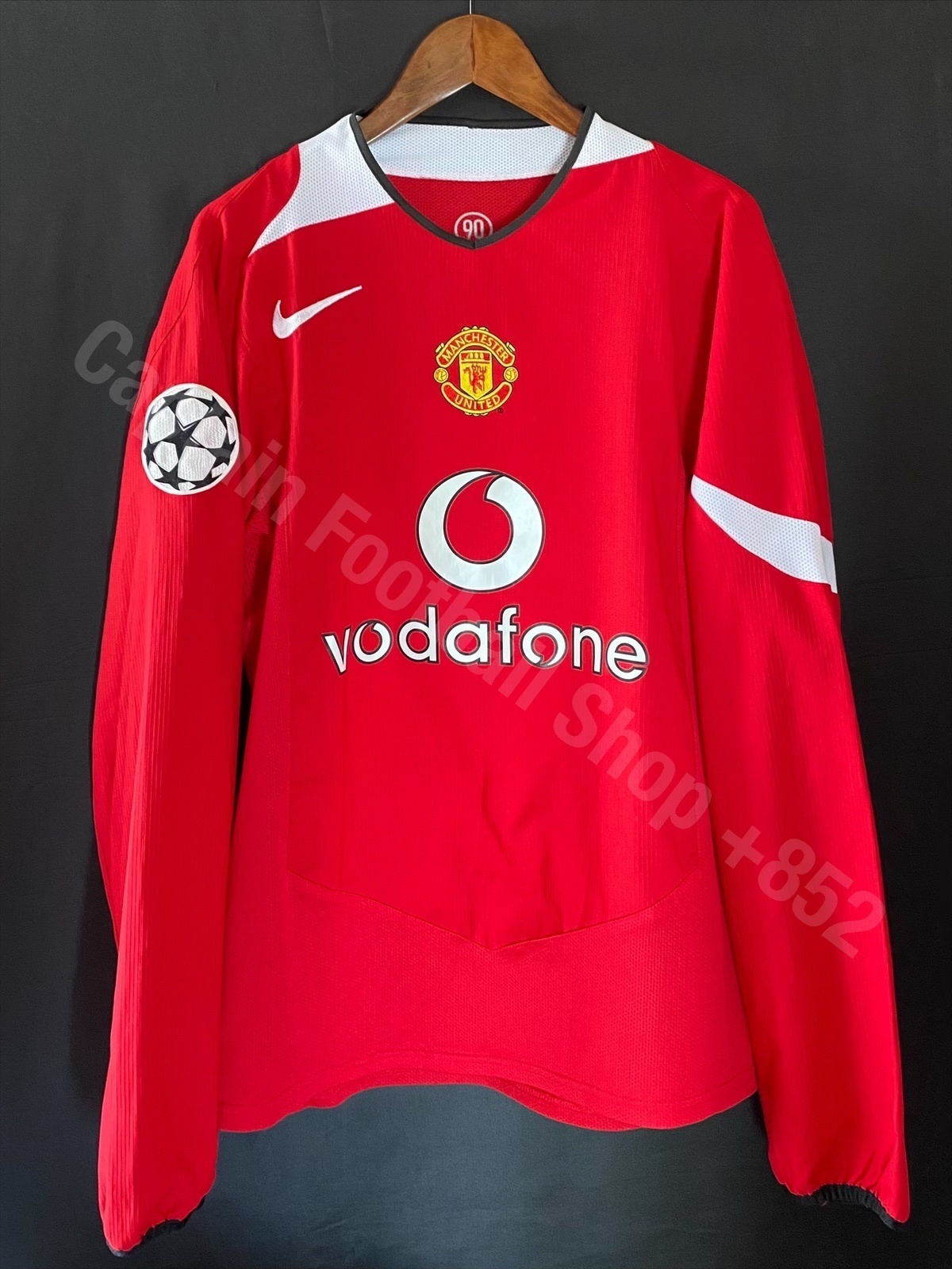 曼聯 2004-2006 Nike 主場長袖球衣 #15 KLEBERSON