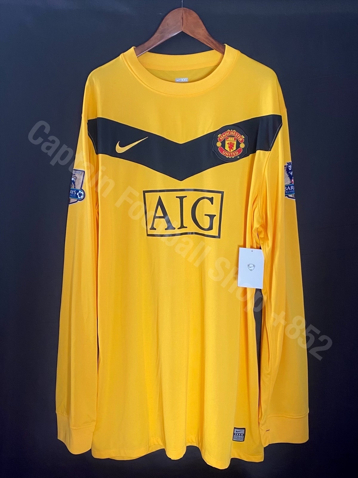 (Player Issue) Manchester United 2009-2010 Nike Goalkeeper Player Issue Shirt #1 VAN DER SAR