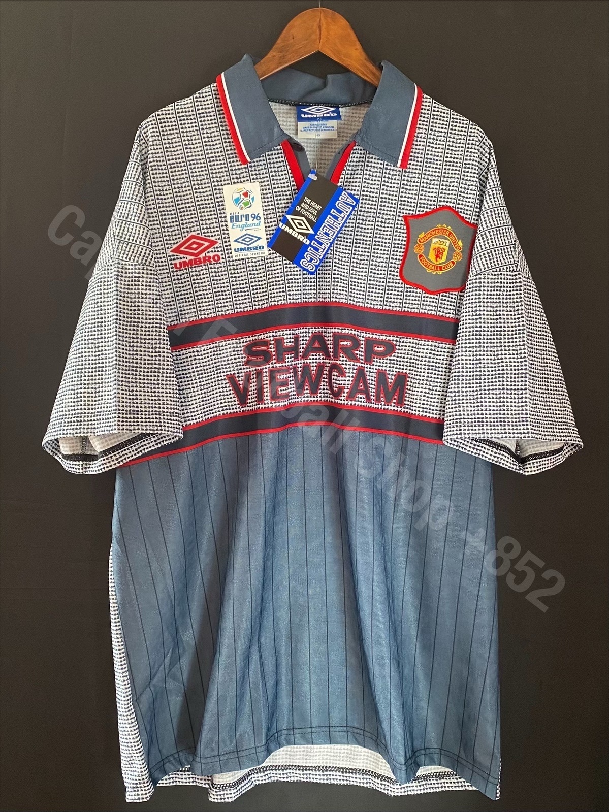 (全新有牌) 曼聯 1995-1996 Umbro 作客球衣 #7 CANTONA
