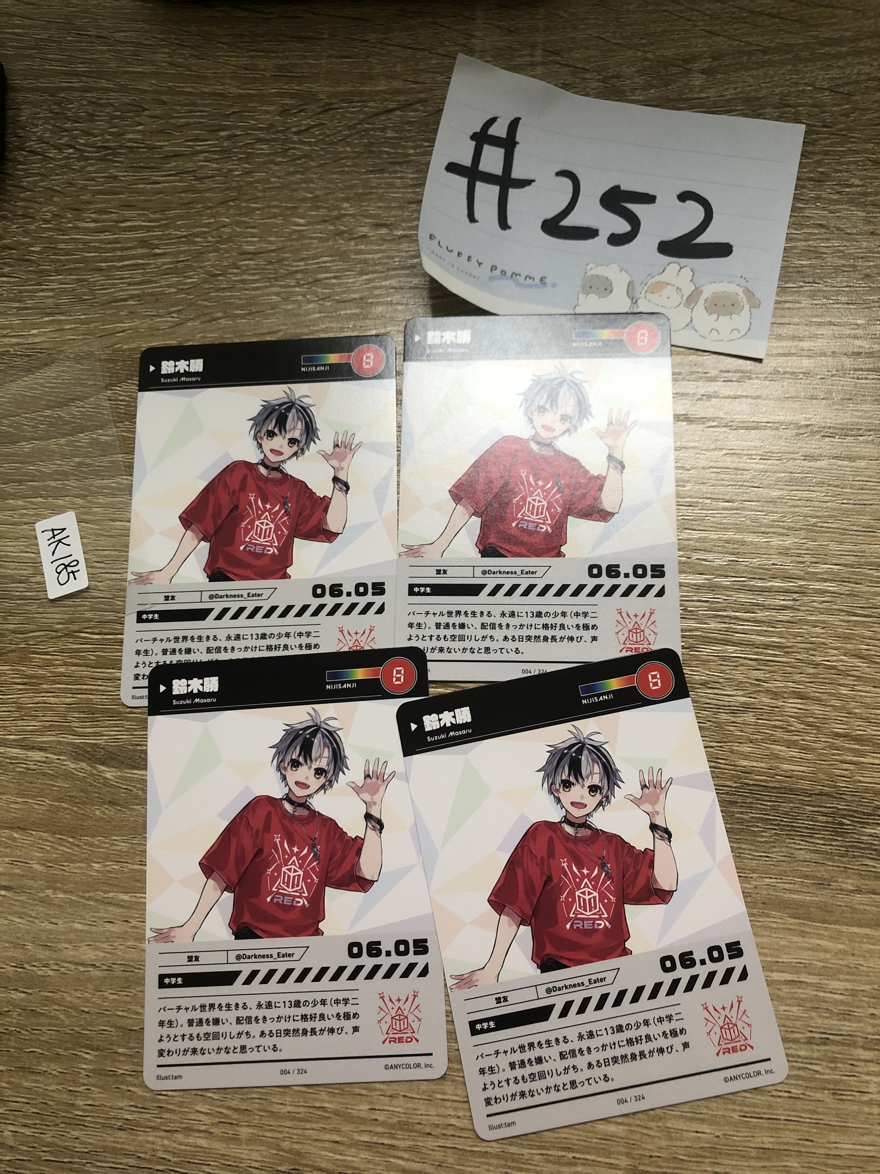 彩虹社 AK185    SET#252