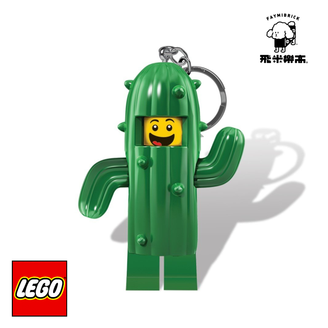 樂高 仙人掌人手電筒鑰匙圈 ｜ LED鑰匙圈  系列 ｜ 飛米樂高專賣店