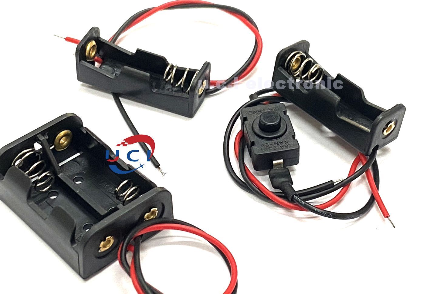 【UCI電子】(二U-1) 23A 12V 電池盒 電池座 23A電池盒 門鈴 汽車遙控 1節 2節 串聯