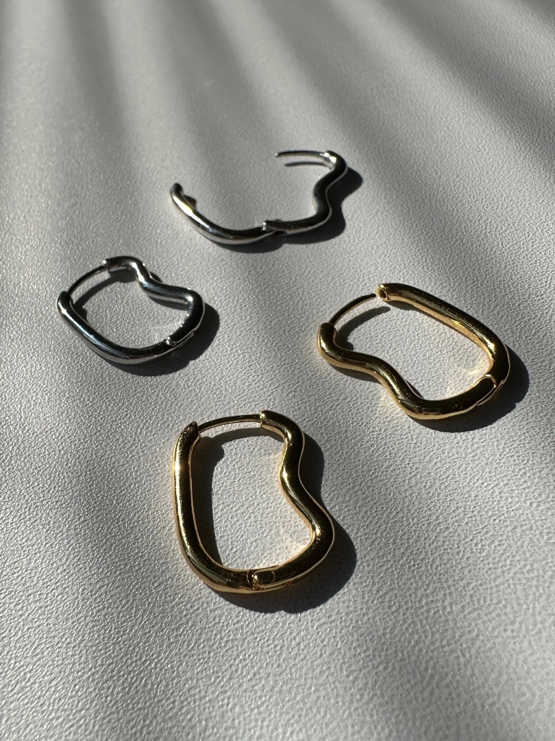 S925 wave linear pierce