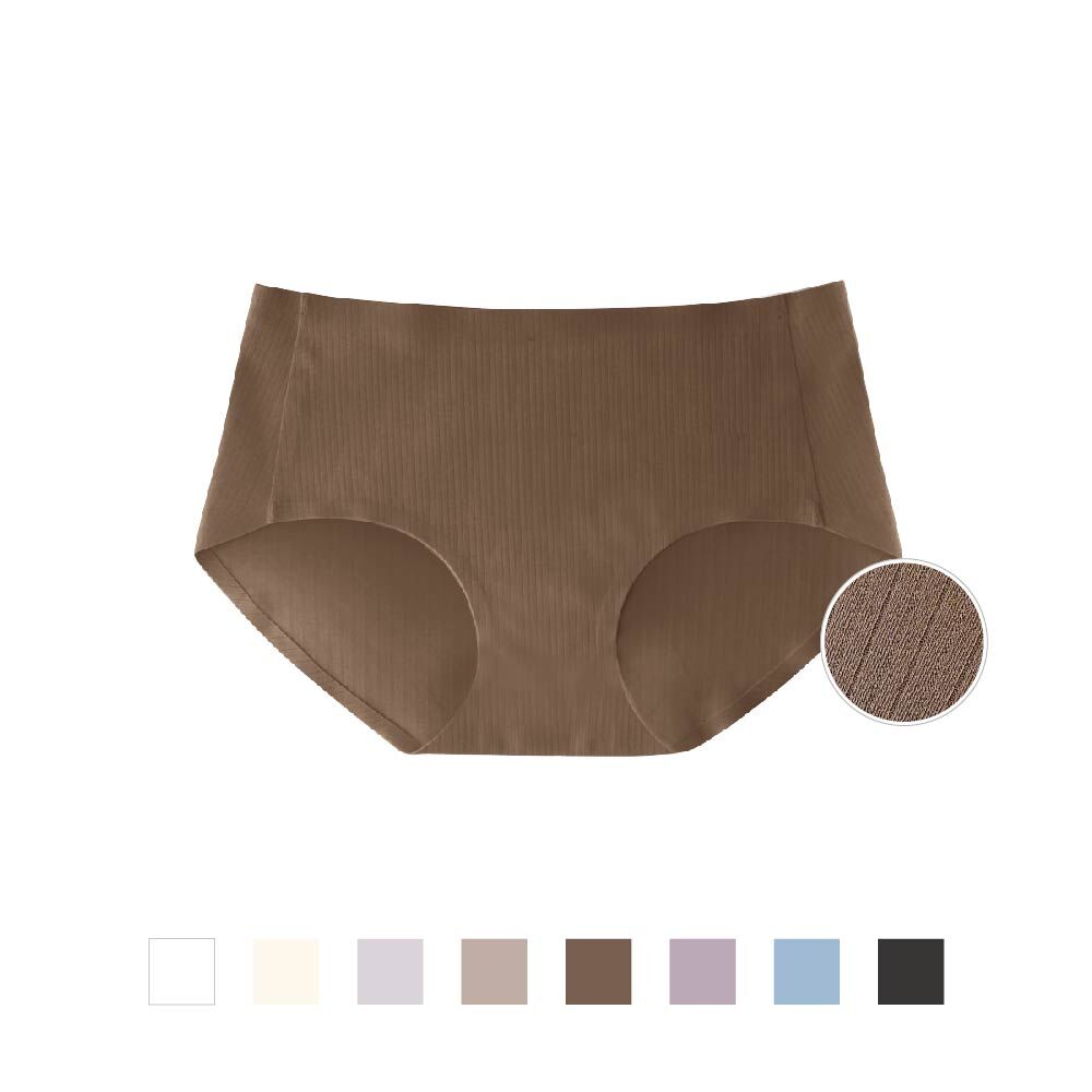 親膚坑條無痕內褲