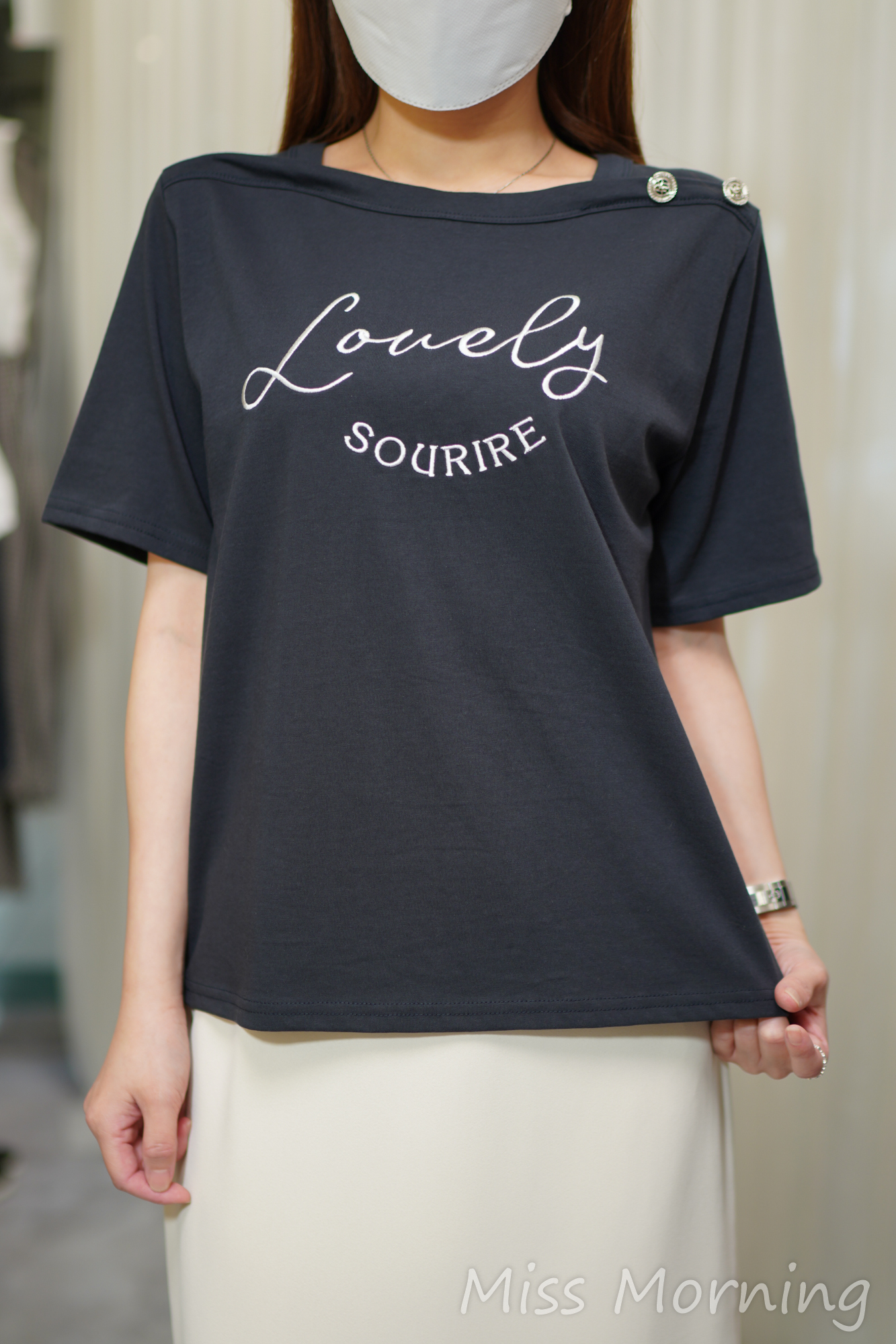 字母款簡約tee(14576)