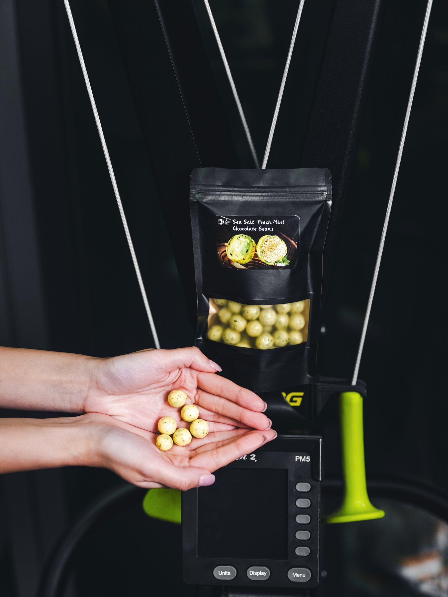 Sea Salt Fresh Mint Chocolate Beans (100g)