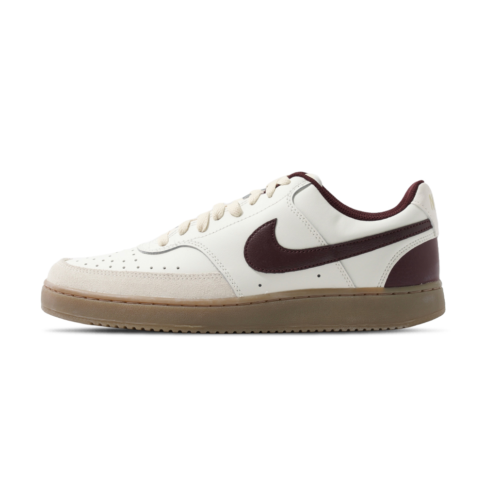 Nike Court Vision Low 男 米白酒紅 低筒 復古 板鞋 穿搭 運動 休閒鞋 HV2530-101
