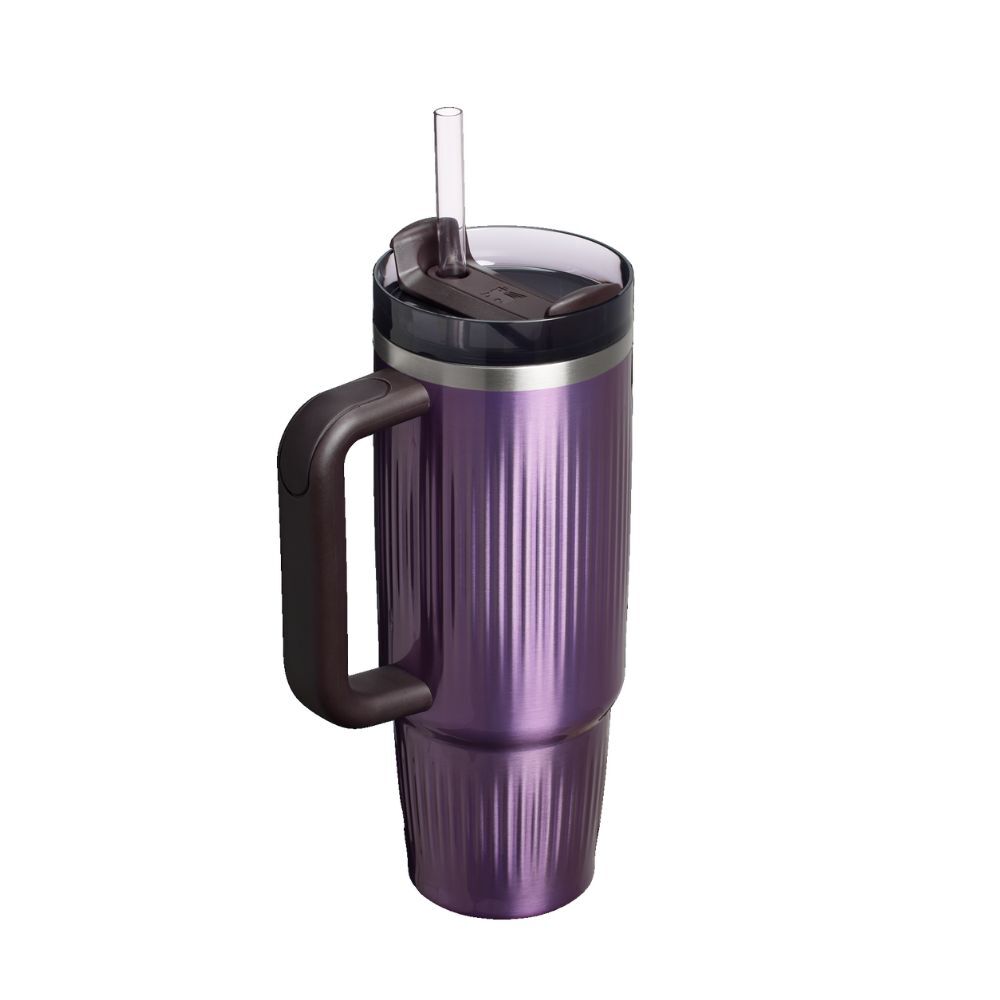 STANLEY TEXTURE系列 吸管隨手杯2.0 0.88L / 冰鑽紫