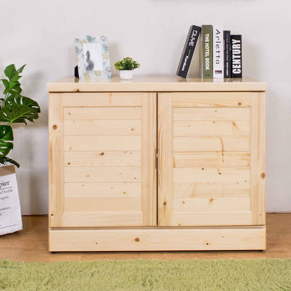 松木3.3尺收納櫃/棉被櫃/衣櫃