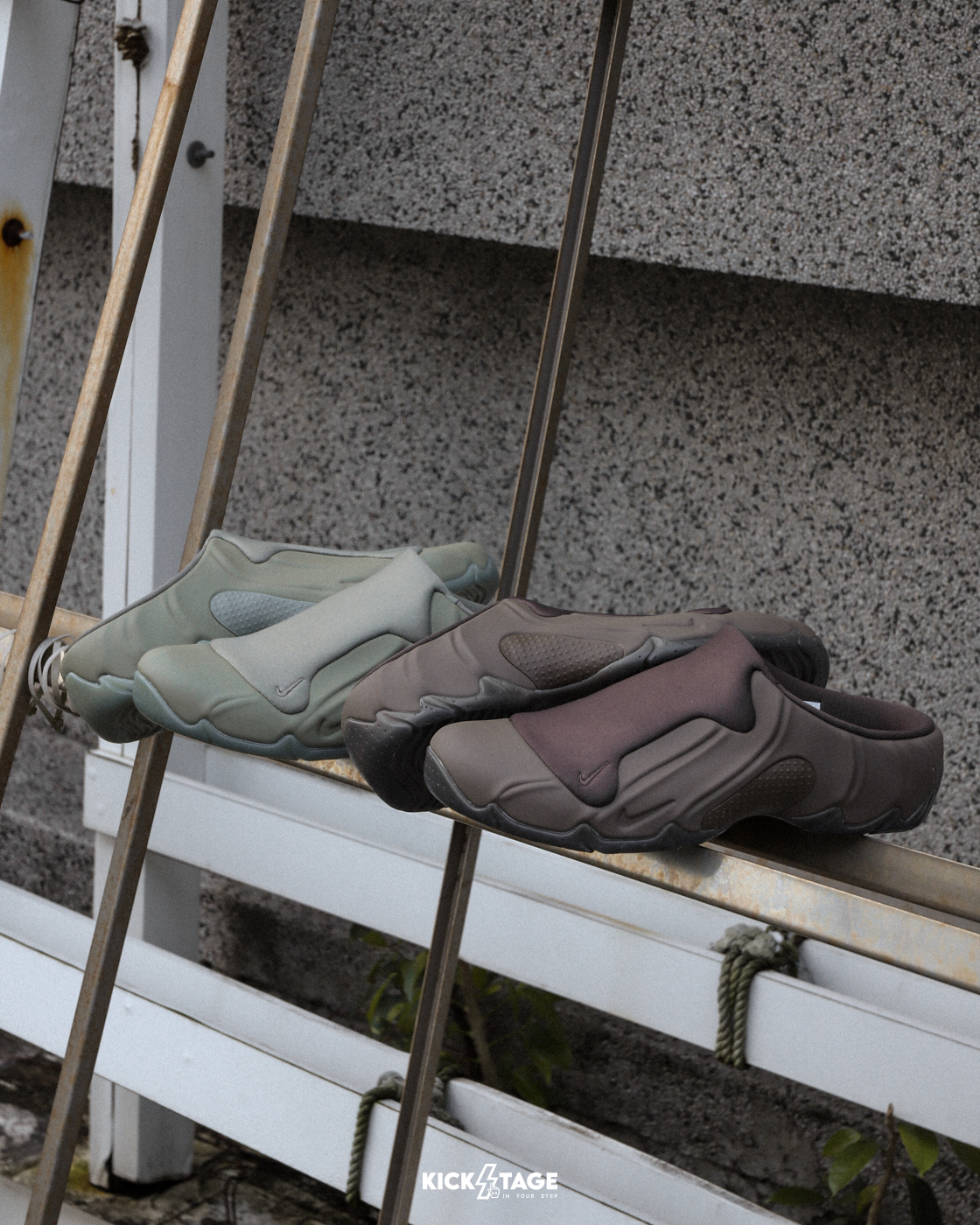 男鞋 NIKE CLOGPOSITE 咖啡 軍綠 透氣 舒適 鞋墊 包頭 拖鞋 涼鞋【HF2900】