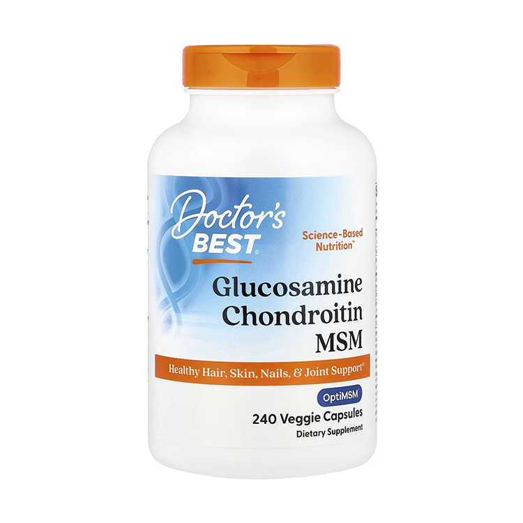 Doctor's Best, Glucosamine Chondroitin MSM with OptiMSM, 240 Veggie Caps
