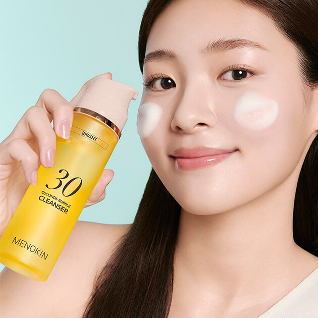 MENOKIN 30秒潔面泡沫 - 亮澤抗氧