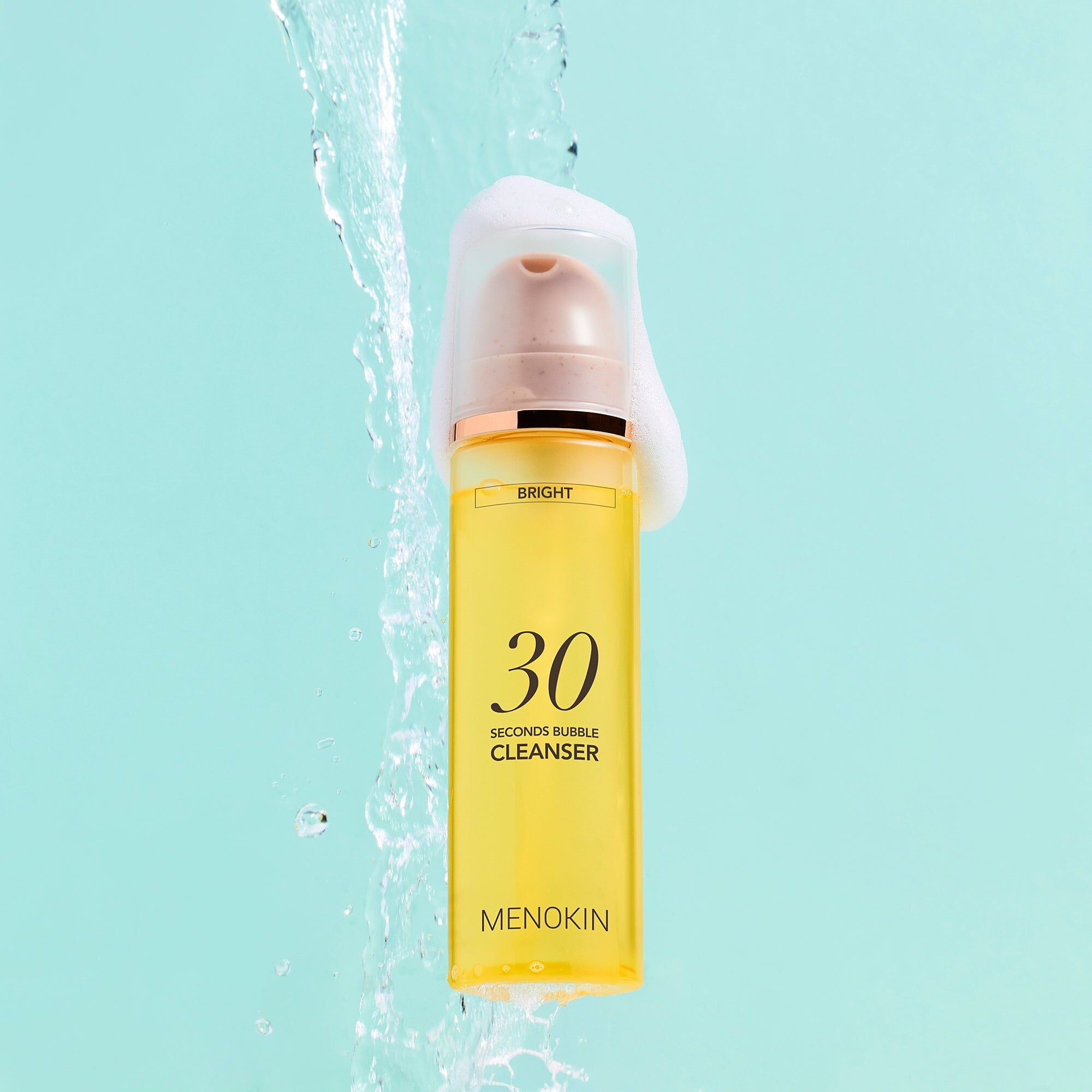 MENOKIN 30秒潔面泡沫 - 亮澤抗氧