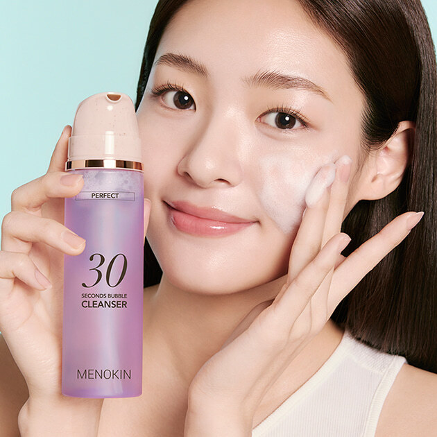 MENOKIN 30秒潔面泡沫 - 全效再生