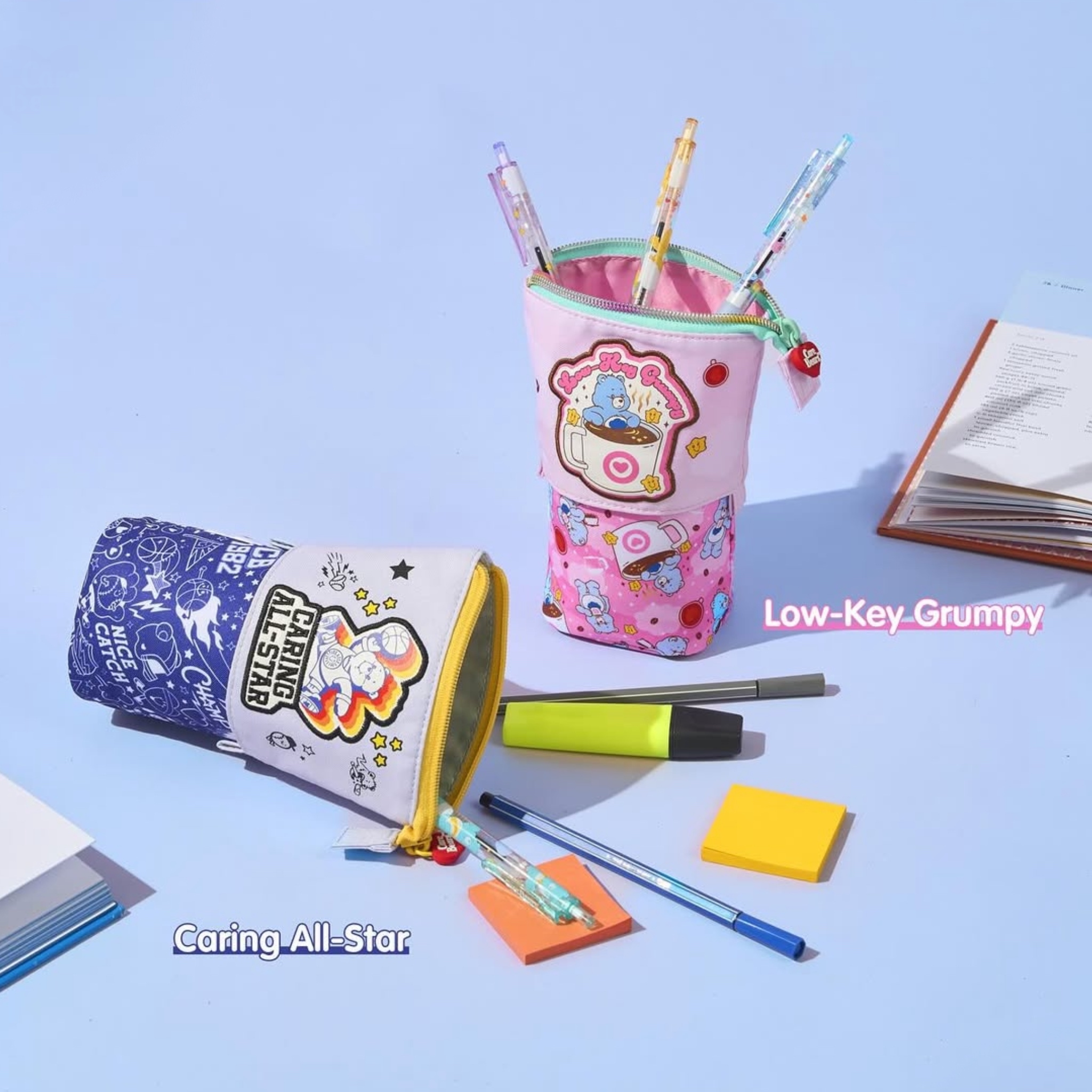 CARE BEARS 彩虹熊 筆袋 文具袋 收納