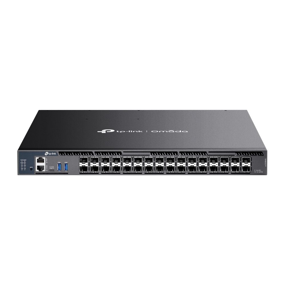 TP-Link Omada 26 Port Switch 10G 可堆疊 L3 管理型匯聚交換器 (含 6 個 25G 插槽) - SX6632YF