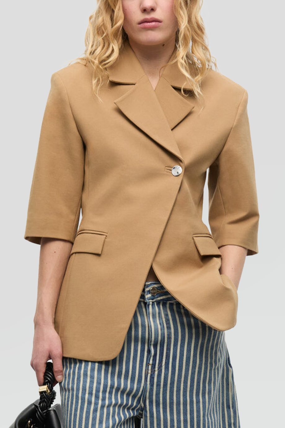 GANNI｜TAILORING 五分袖側釦西裝外套
