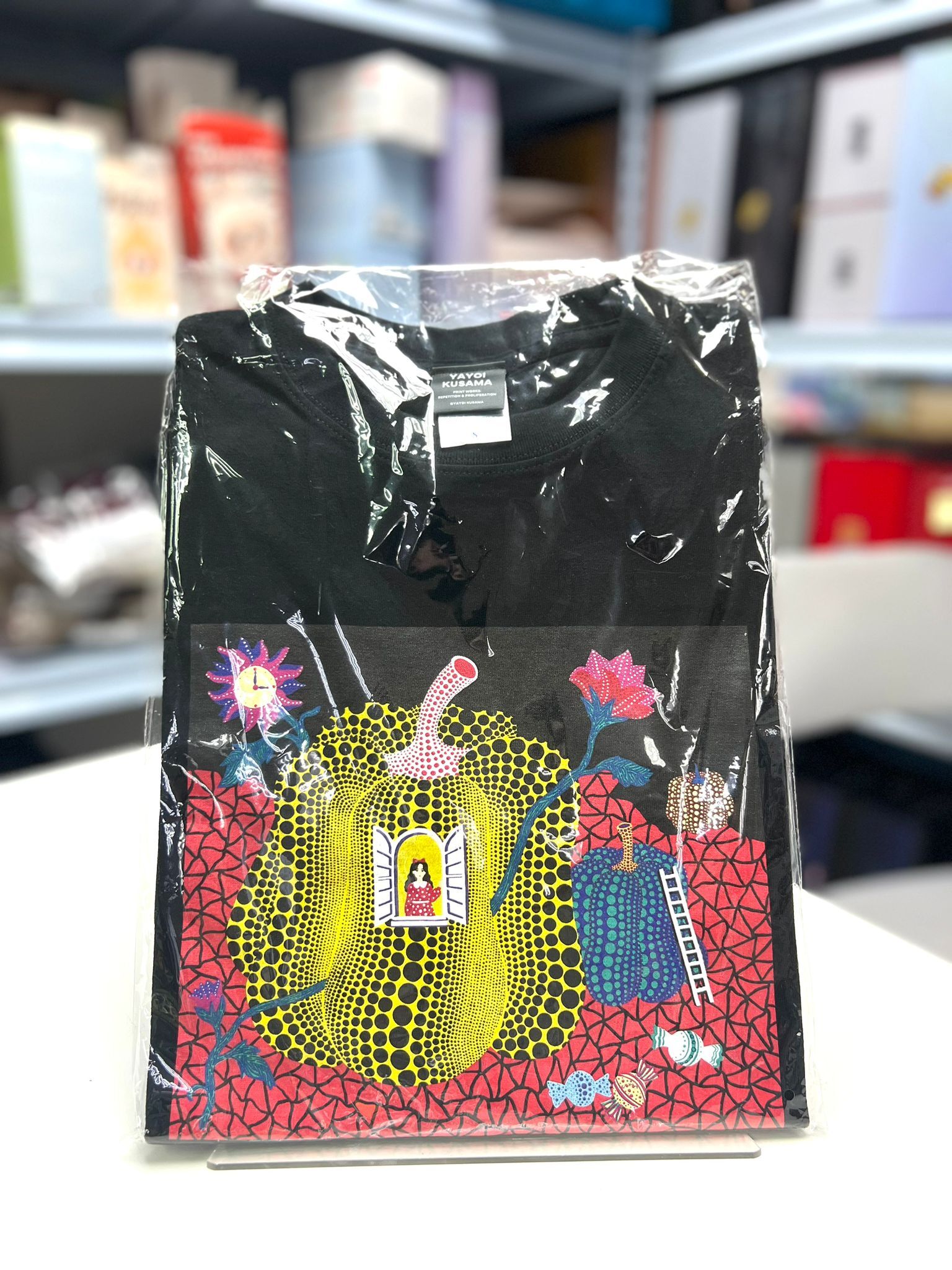 “HELLO” Tee from YAYOI KUSAMA PRINT WORKS: REPETITION &&nbsp;PROLIFERATION