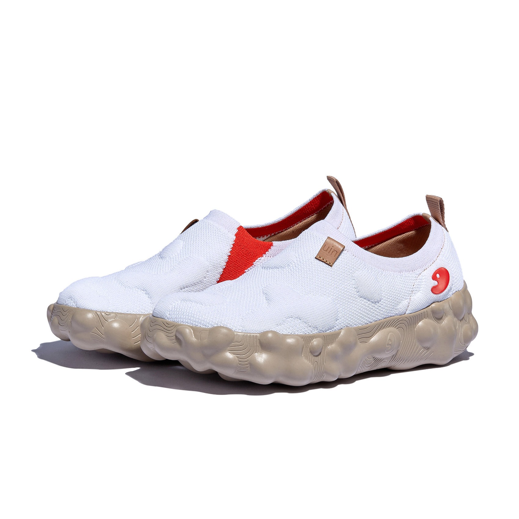 【Uin】西班牙設計原創 ｜ 托萊多6 鷺羽白  女鞋 彩繪鞋 休閒鞋 懶人鞋