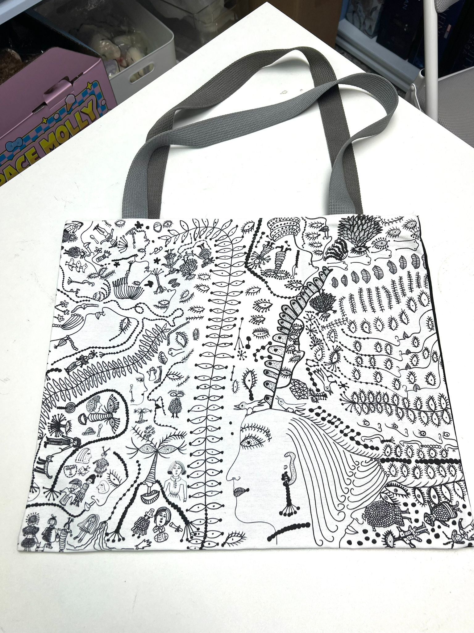 “Love Forever” Tote Bag from YAYOI KUSAMA PRINT WORKS: REPETITION & PROLIFERATION