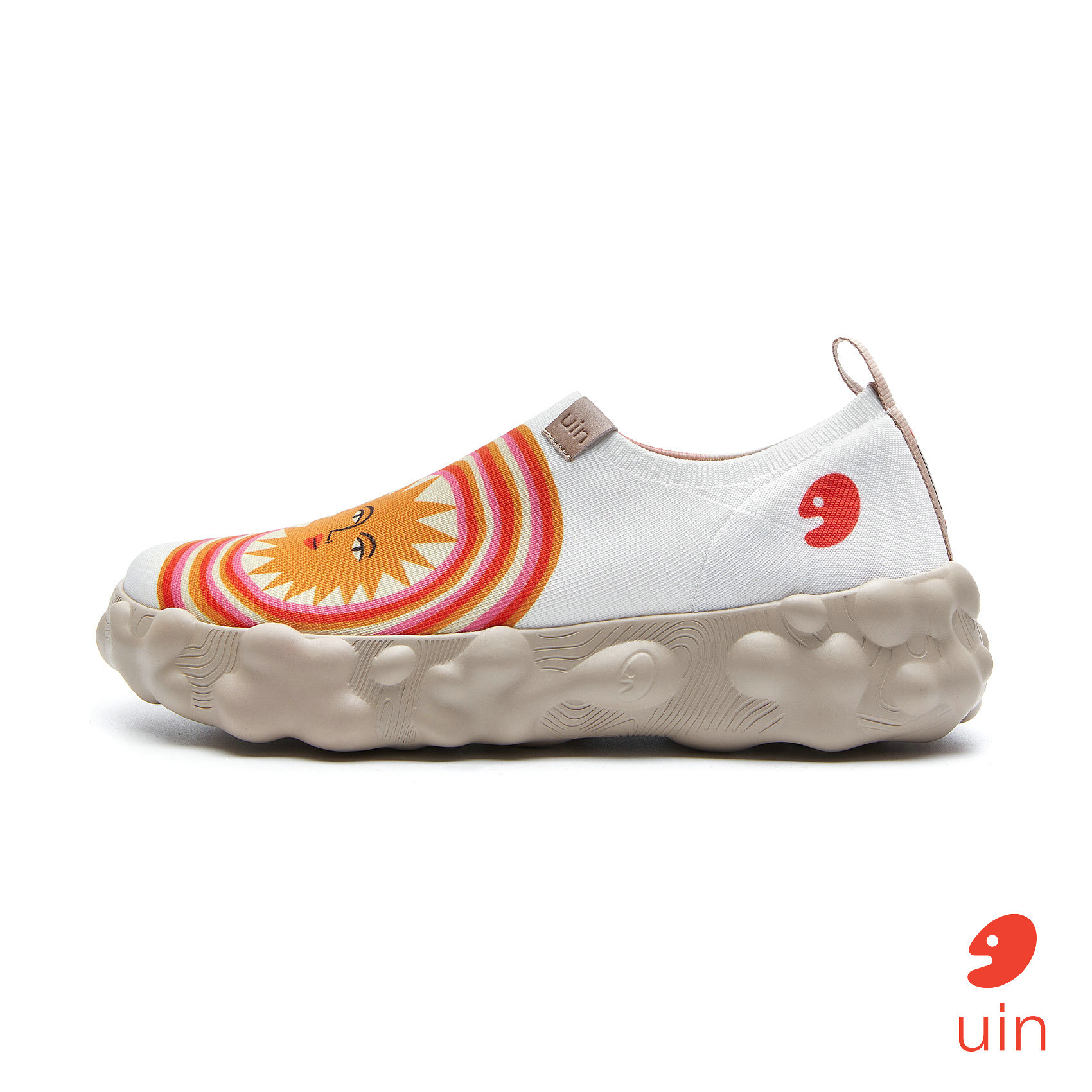 【Uin】西班牙設計原創 ｜ 托萊多6 博迪爾·簡 太陽花  彩繪休閒 女鞋