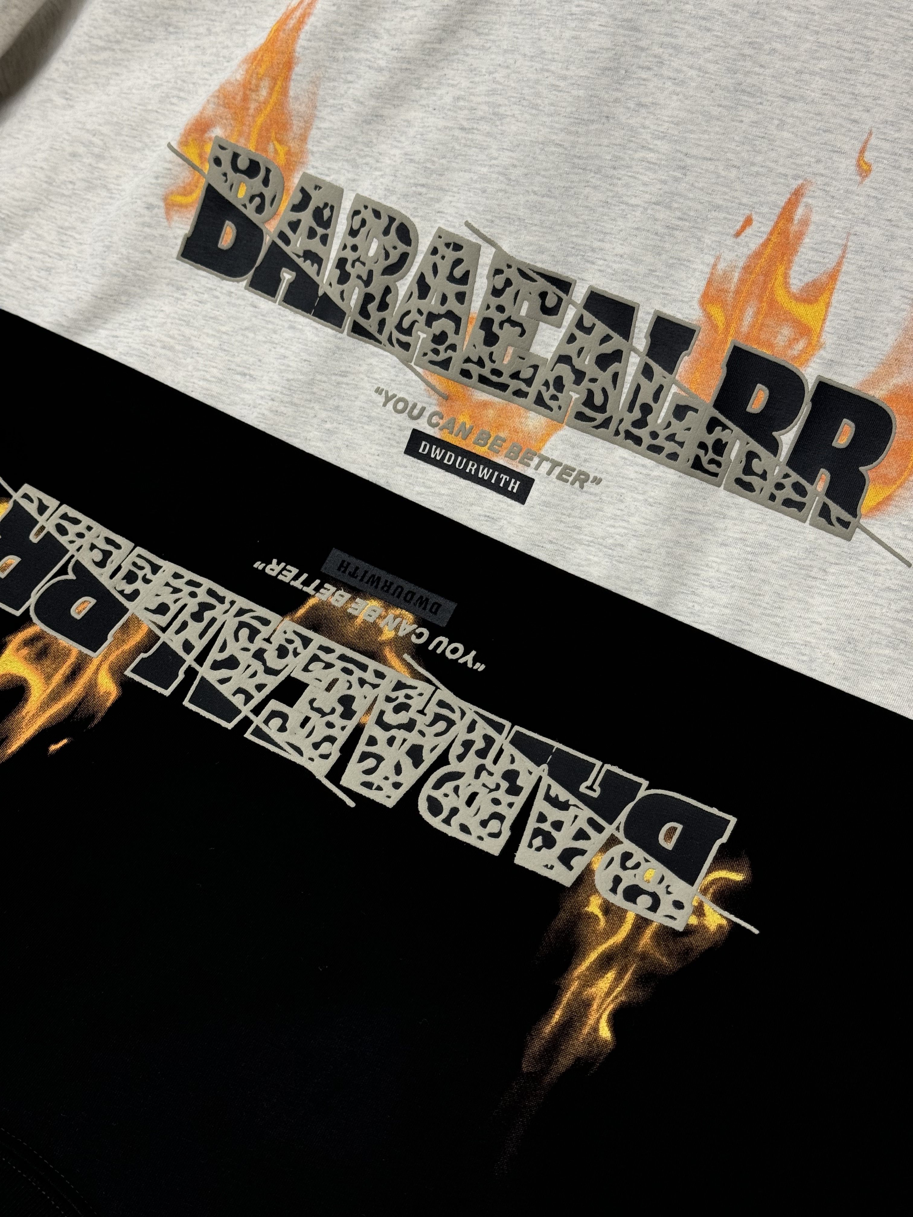 火焰字母T(黑色)