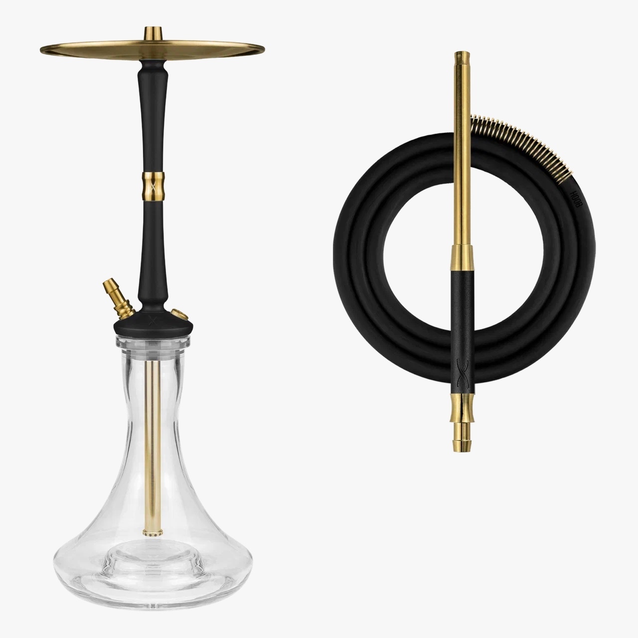 Hoob Hookah Go - Black/Gold
