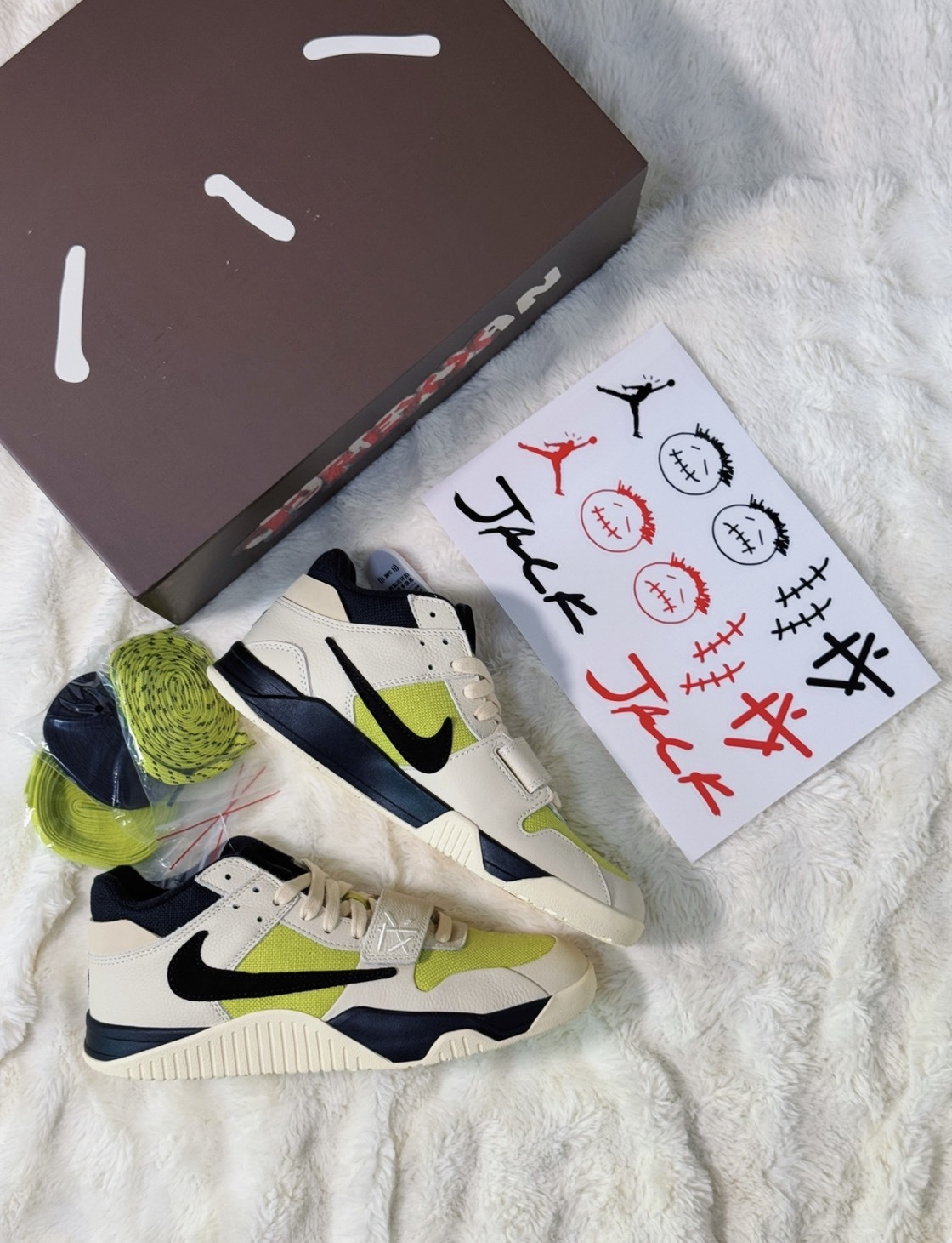 預購 Travis Scott x Jordan Jumpman Jack TR "Bright Cactus" 螢光綠