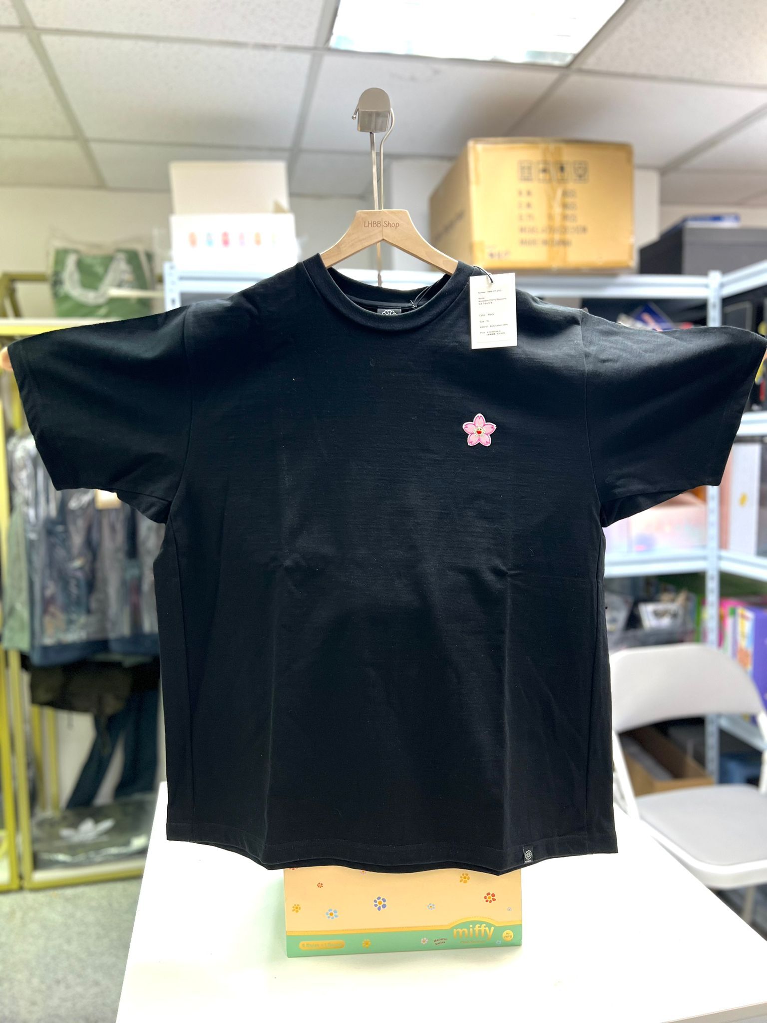 Murakami Cherry Blossoms S/S Tshirt - B Black (M/L/XL)