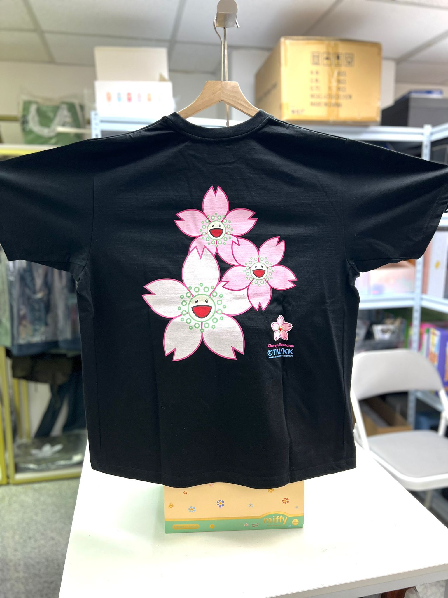 Murakami Cherry Blossoms S/S Tshirt - B Black (M/L/XL)
