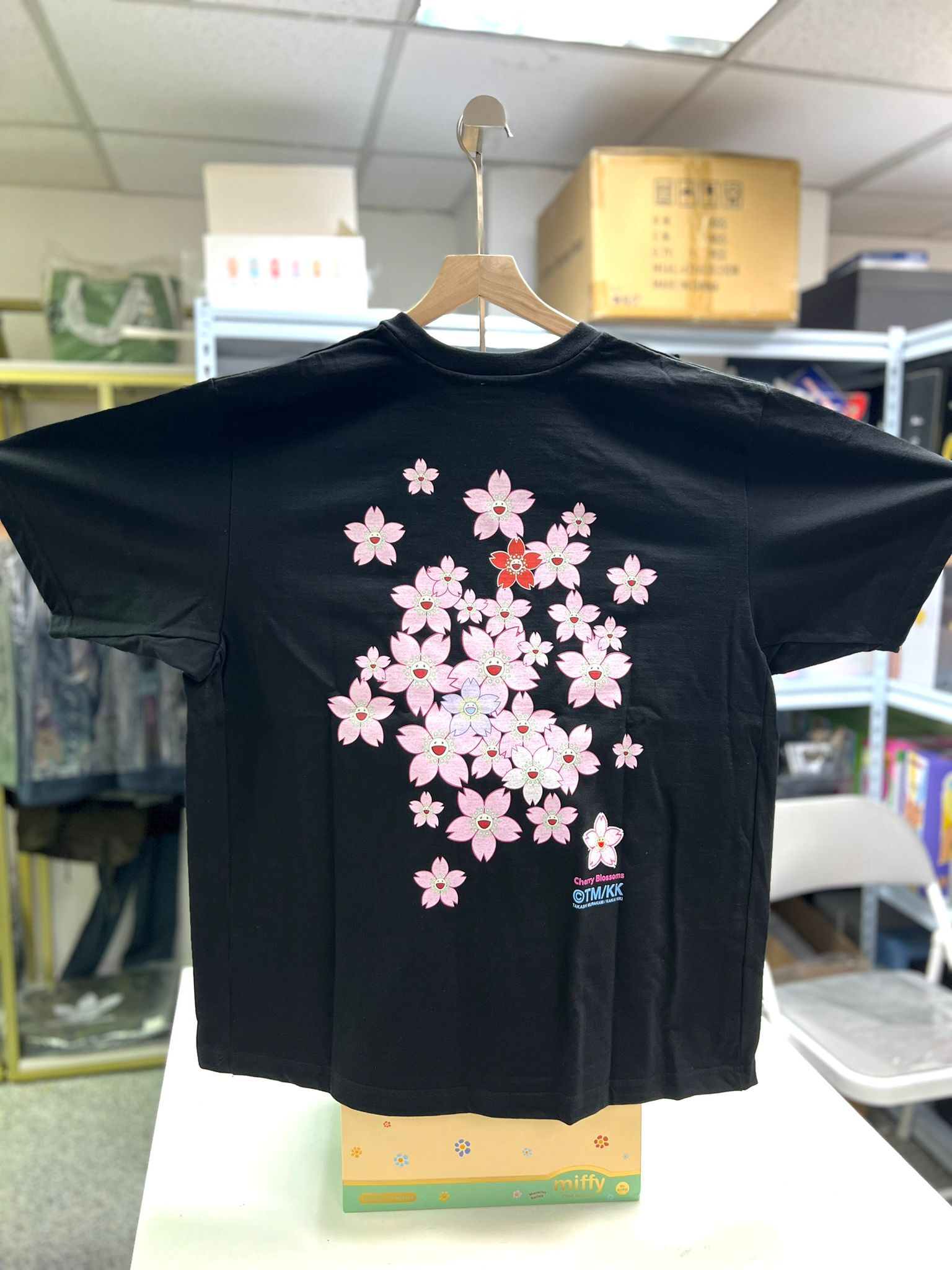 Murakami Cherry Blossoms S/S Tshirt - A Black (M/L/XL)