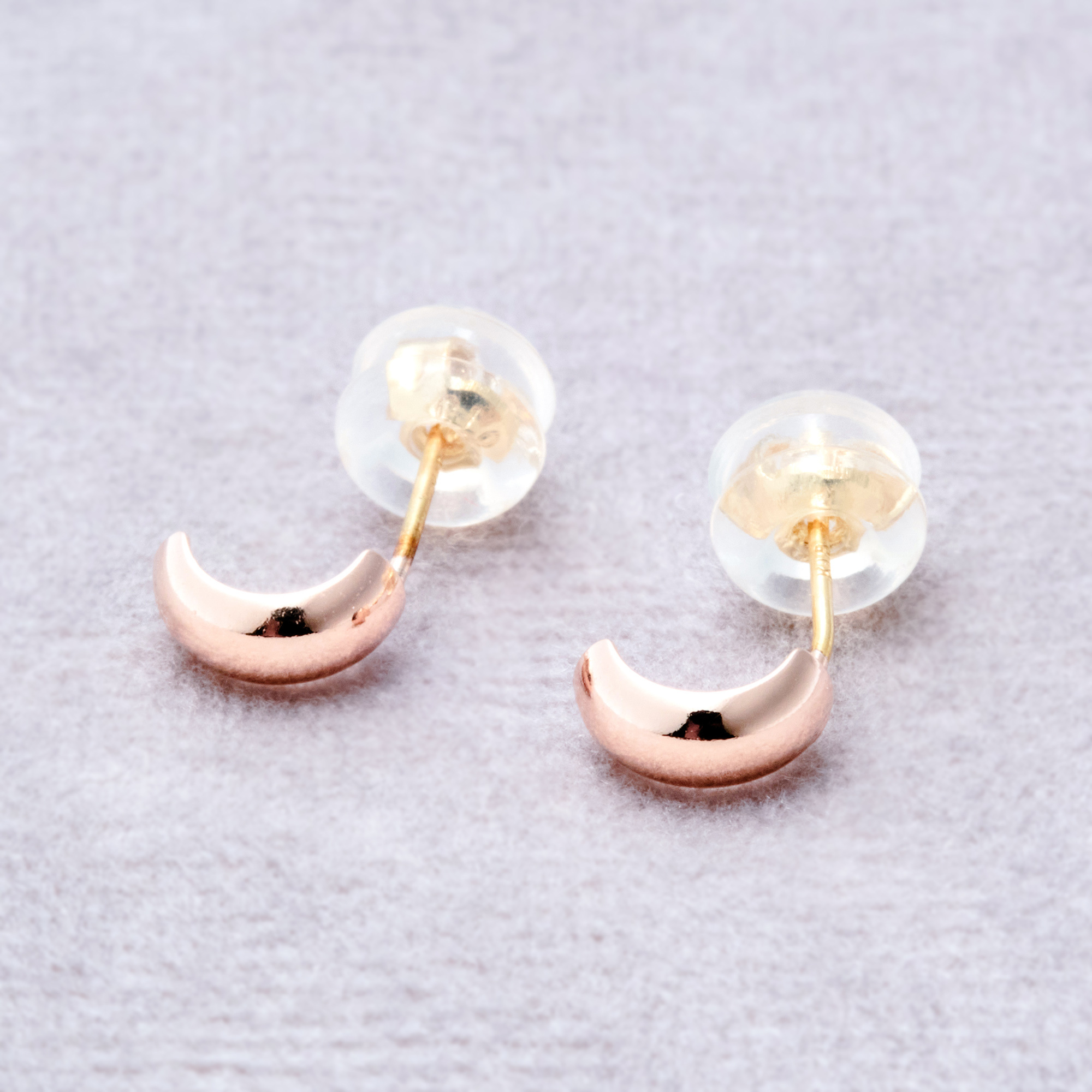 [toki.Tokyo] K18耳針 | 7mm | 玫瑰金 | NO.239