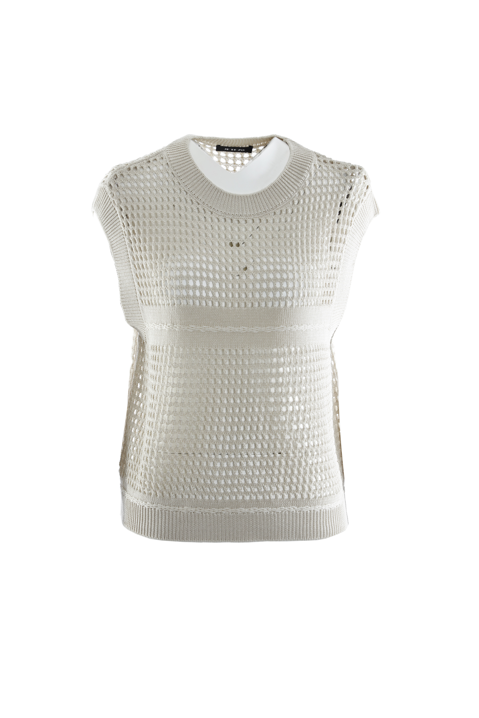 BE10269A1 原始藝術之美針織無袖上衣