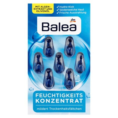 德國 Balea 橄欖油 海藻 礦泉 保濕膠囊 7入