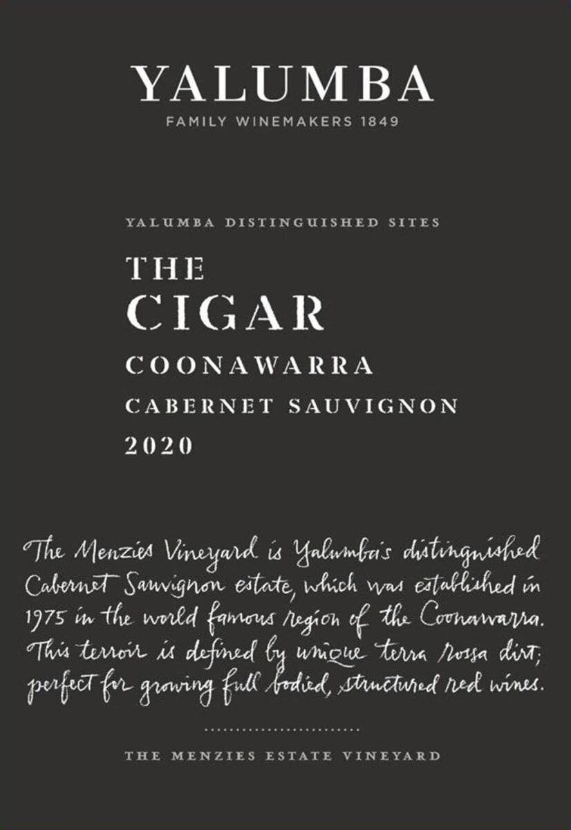 Yalumba The Cigar Cabernet Sauvignon 2020 (JS92)