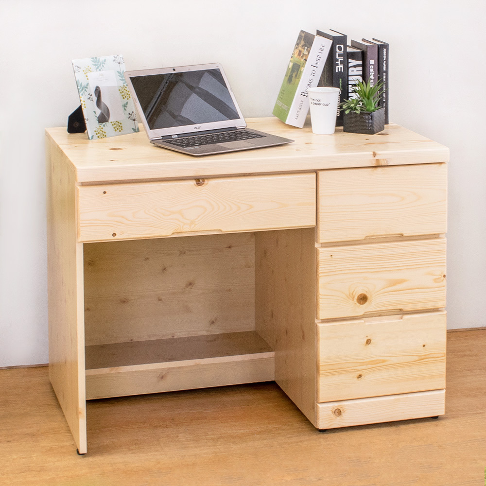 松木3.3尺松木書桌(下座)