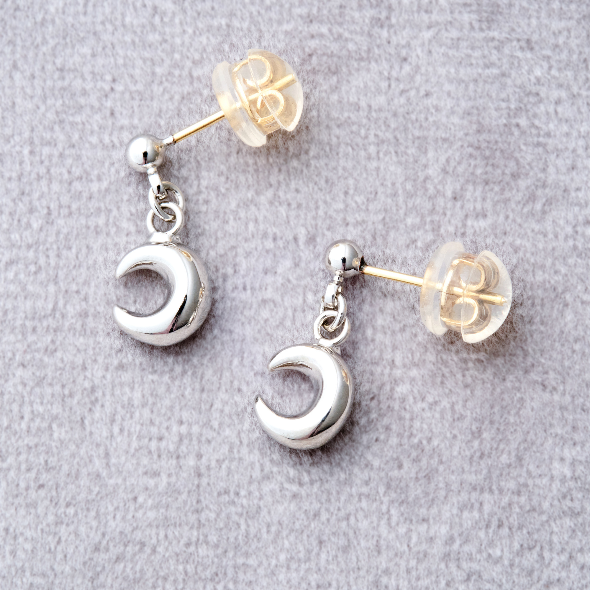 [toki.Tokyo] K18耳針 | Craft 系列 | 銀色 | NO.255