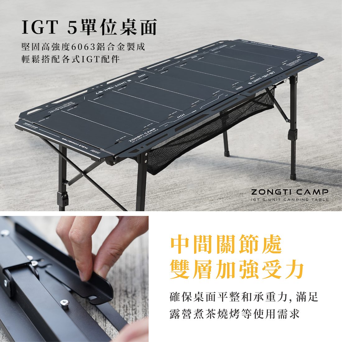 【ZONGTI】旗艦航母五單位桌 IGT 5 UNIT  G-E3-1