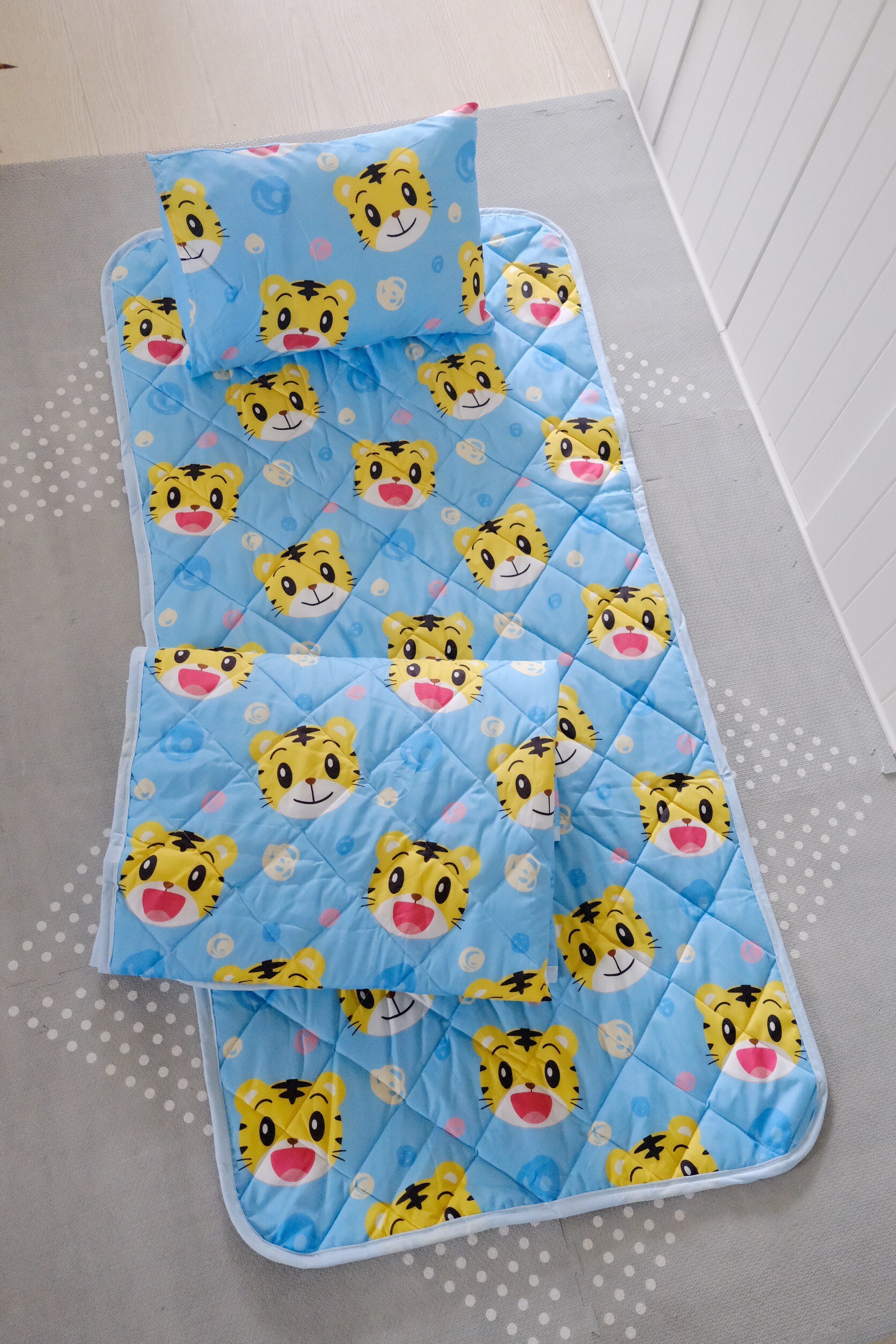 巧虎睡墊三件組-滿版巧虎款