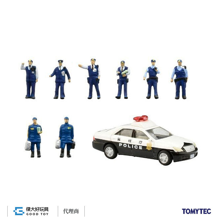 TOMYTEC 330738 情景小物 145 巡邏車．警察