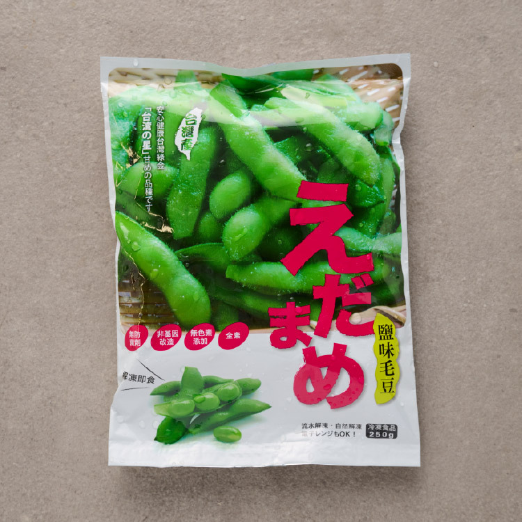 高雄9號頂級鹽味毛豆莢 400g