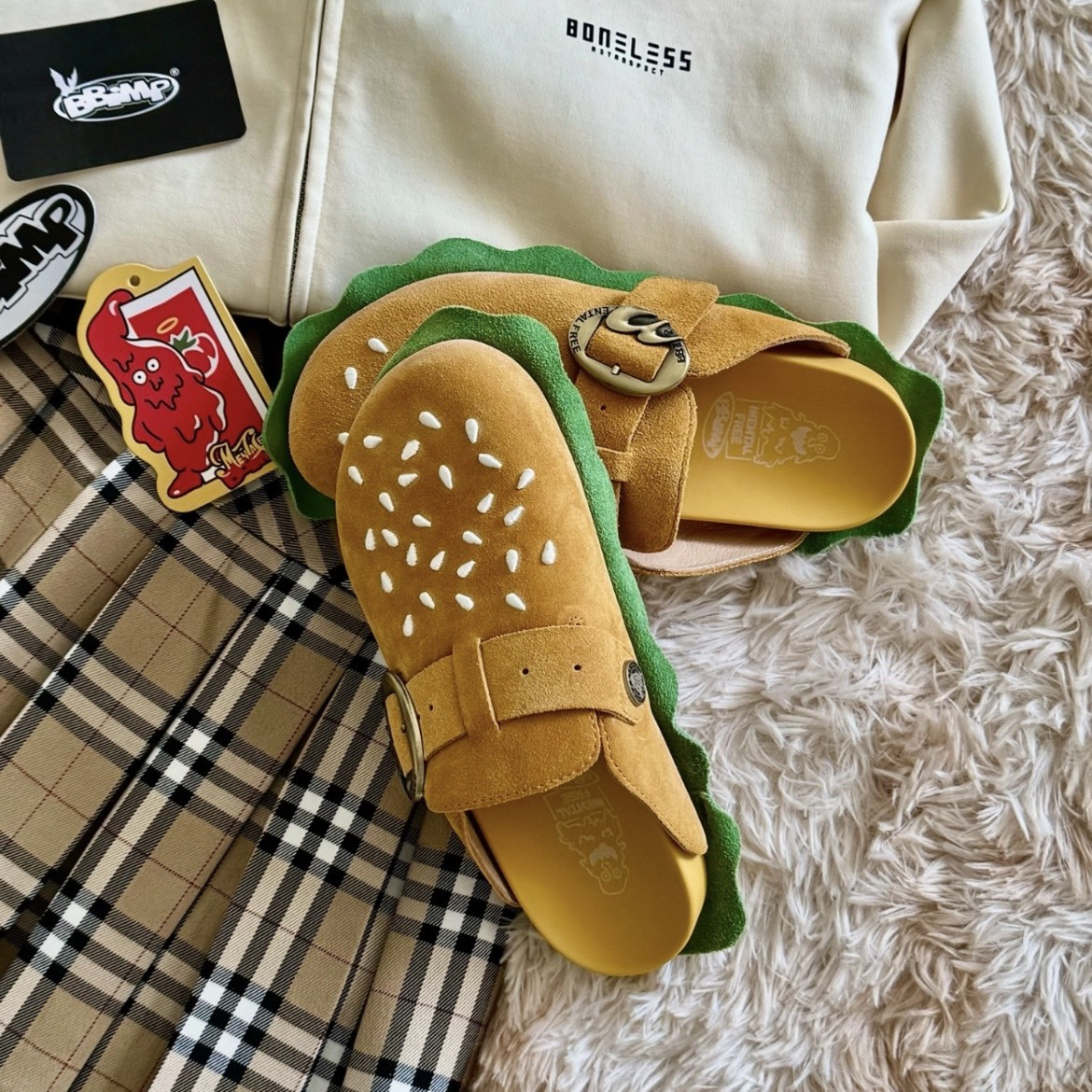 『預購』BBIMP x Mental free 漢堡勃肯鞋 范丞丞同款