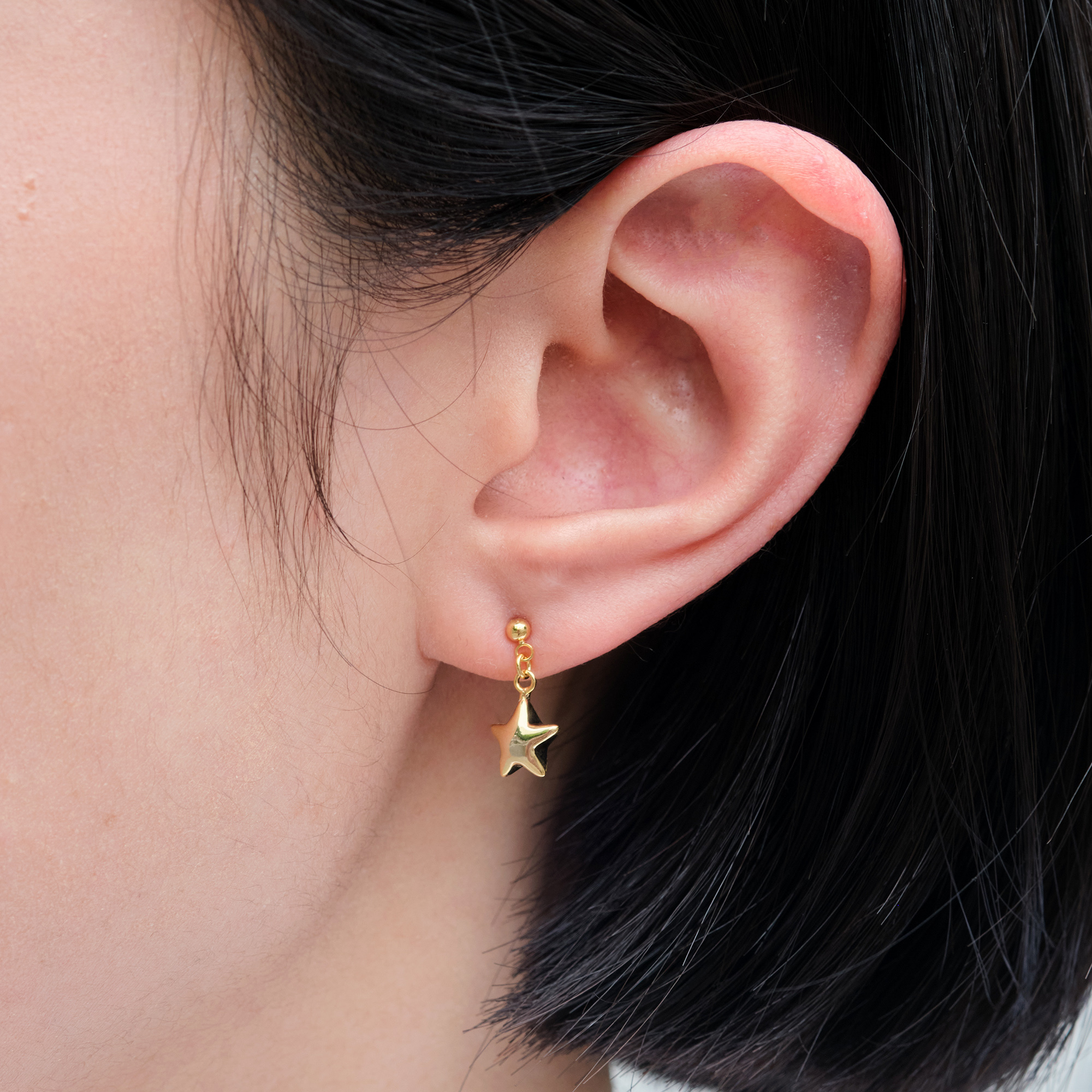 [toki.Tokyo] K18耳針 | Craft 系列 | 銀色 | NO.257