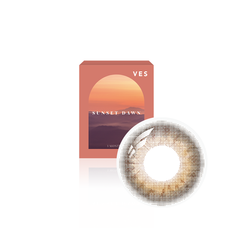 威世矽水膠彩色月拋日暮晨曦(1片)