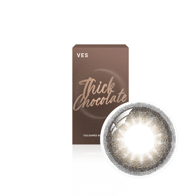 威世彩色月拋(1片)濃情可可棕